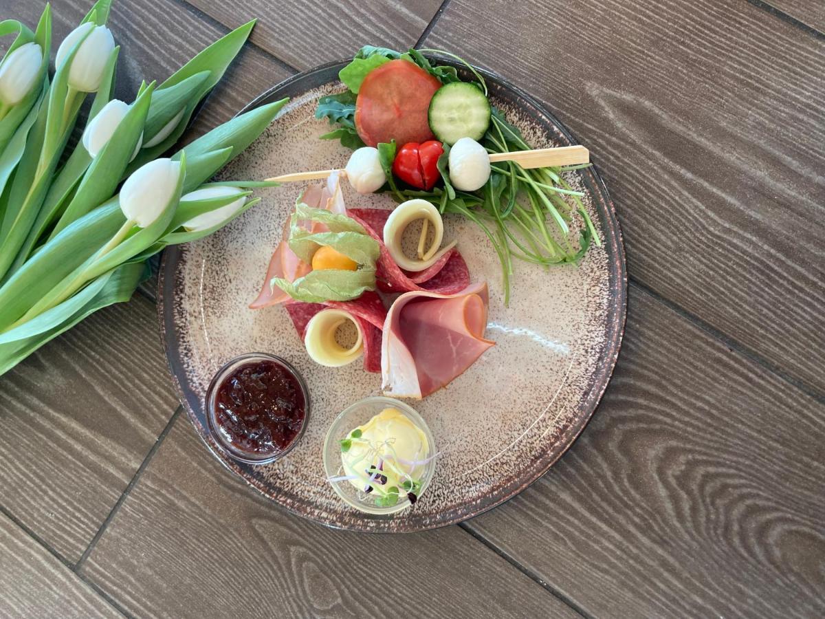 Auszeit Cafe & Hotel Oberwornitz Bagian luar foto